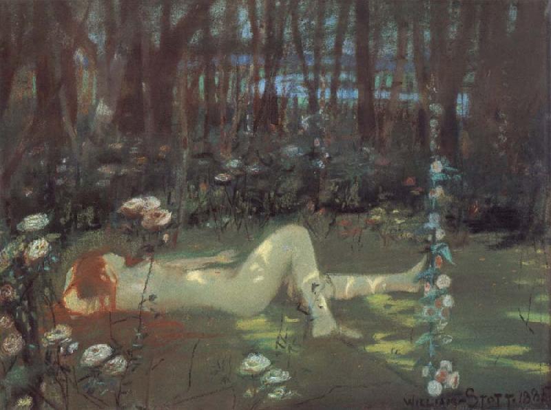 William Stott of Oldham Study for The Nymph China oil painting art